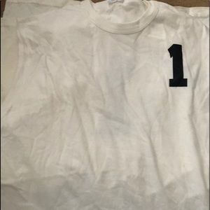 Sleeveless basketball tshirt # on front & back